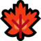 Maple Leaf emoji on Microsoft